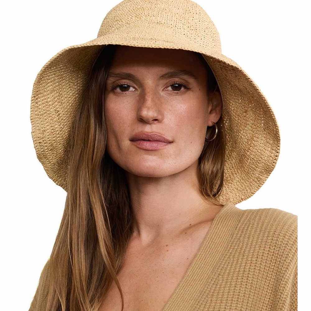 Jenni Kayne Crocheted Raffia Sun Hat